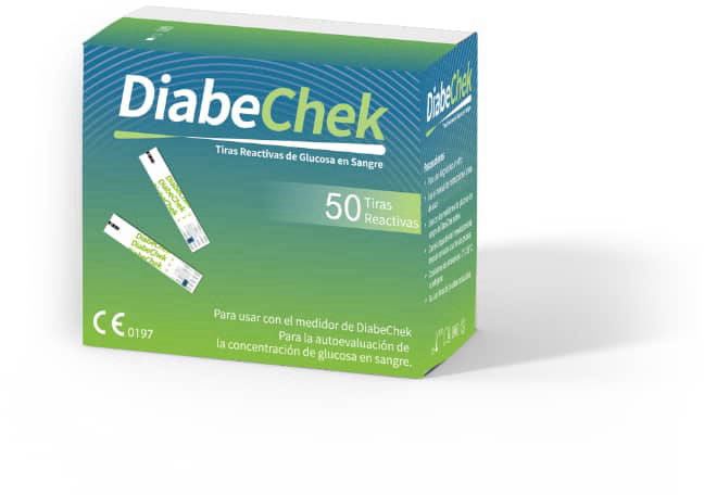 Foto Tiras Reactivas de Glucosa DiabeCheck