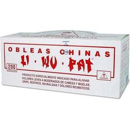 Obleas Chinas Li-Wu-Pat 400 mg ; 15 mg Obleas | Farmacia Meki