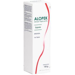Alopek 5 % Espuma tópica | Farmacia Meki