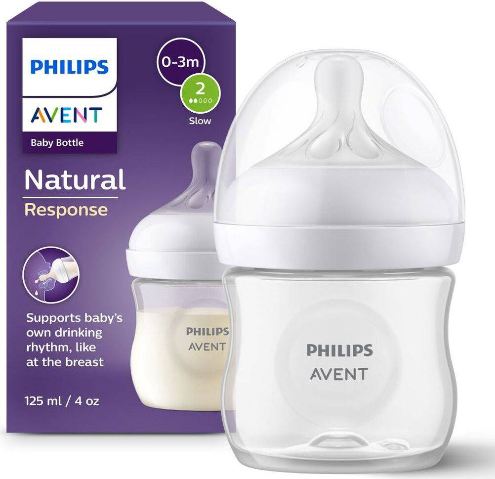 Foto Mamadera Natural Response 125 ml Translucida