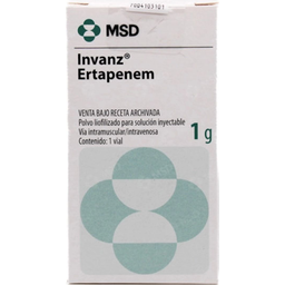 Invanz 1 g Polvo liofilizado para solución inyectable | Farmacia Meki
