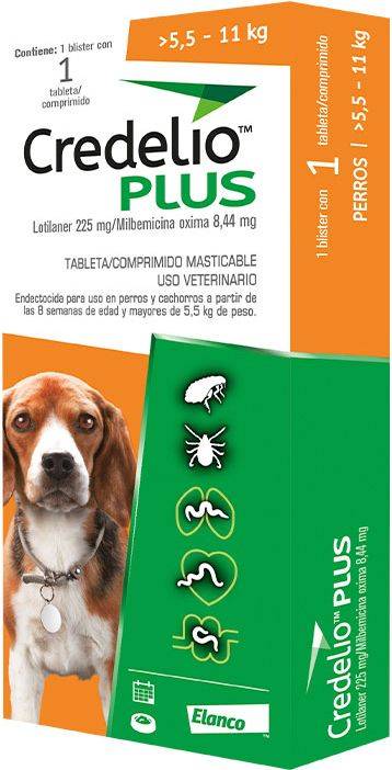 Foto Credelio Plus Perro 5.5-11 Kg