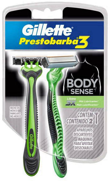 Foto Maquina de Afeitar Prestobarba 3 Body Sense