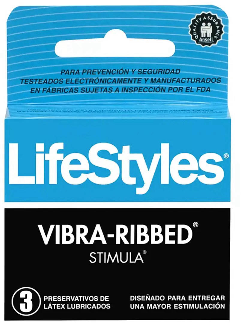 Foto Preservativos Vibra Ribbed Stimula