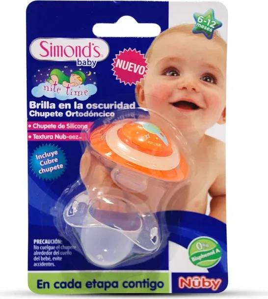 Foto Chupete Ortodóncio Nuby Brilla en la Oscuridad