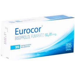 Eurocor 2,5 mg Comprimidos recubiertos | Farmacia Meki