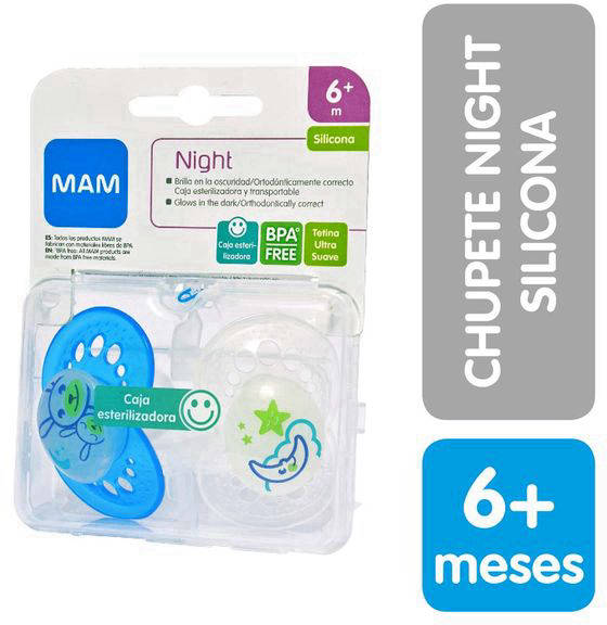 Foto Chupete Silicona Night 6+ Meses