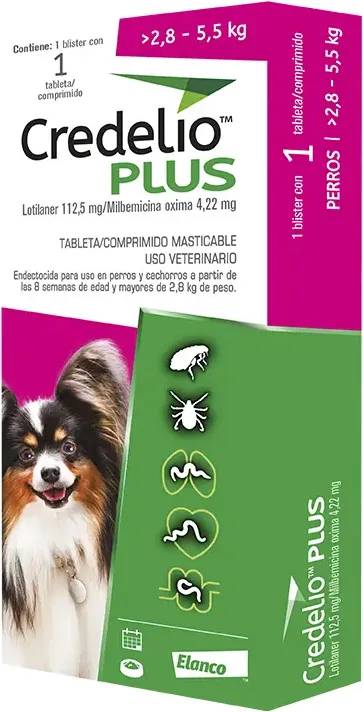Foto Credelio Plus Perro 2.8-5.5 Kg