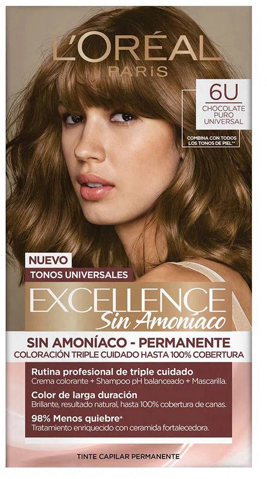 Foto Tintura Excellence Universal Sin Amoníaco 6U Chocolate Puro
