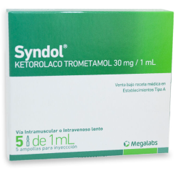 Syndol 30 mg / ml Solución inyectable | Farmacia Meki