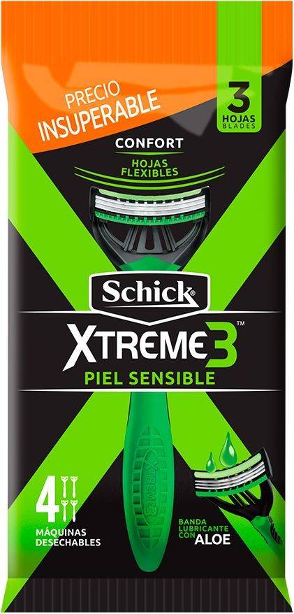 Foto Maquina de Afeitar Xtreme3 Piel Sensible