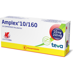 Amplex 10/160 160 mg ; 10 mg Comprimidos recubiertos | Farmacia Meki