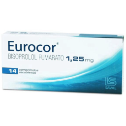 Eurocor 1,25 mg Comprimidos recubiertos | Farmacia Meki