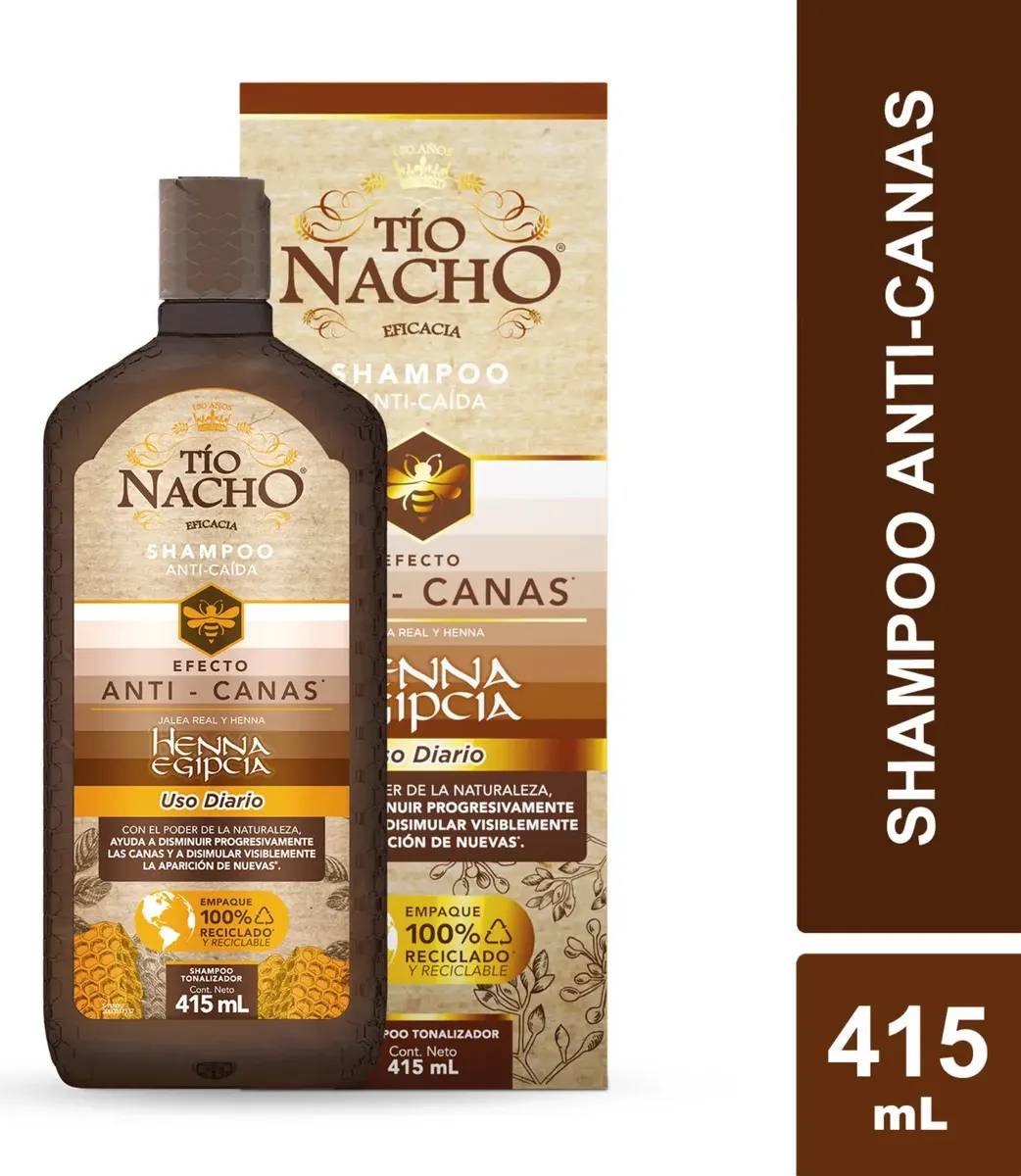 Foto Shampoo Efecto Anti-canas Jalea Real Y Henna