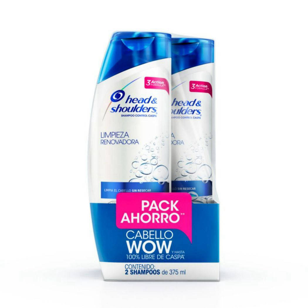 Foto Pack 2 Shampoo Control Caspa Limpieza Renovadora