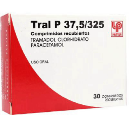 Tral P 37,5/325 37,5 mg ; 325 mg Comprimidos recubiertos | Farmacia Meki