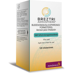 Breztri 160 mcg ; 7,2 mcg ; 4,8 mcg Aerosol para inhalación | Farmacia Meki
