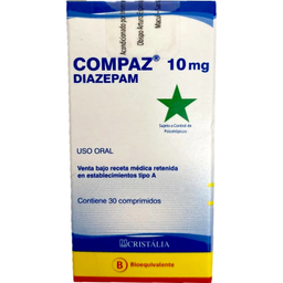 Compaz 10 mg Comprimidos | Farmacia Meki