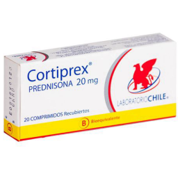 Cortiprex 20 mg Comprimidos recubiertos | Farmacia Meki