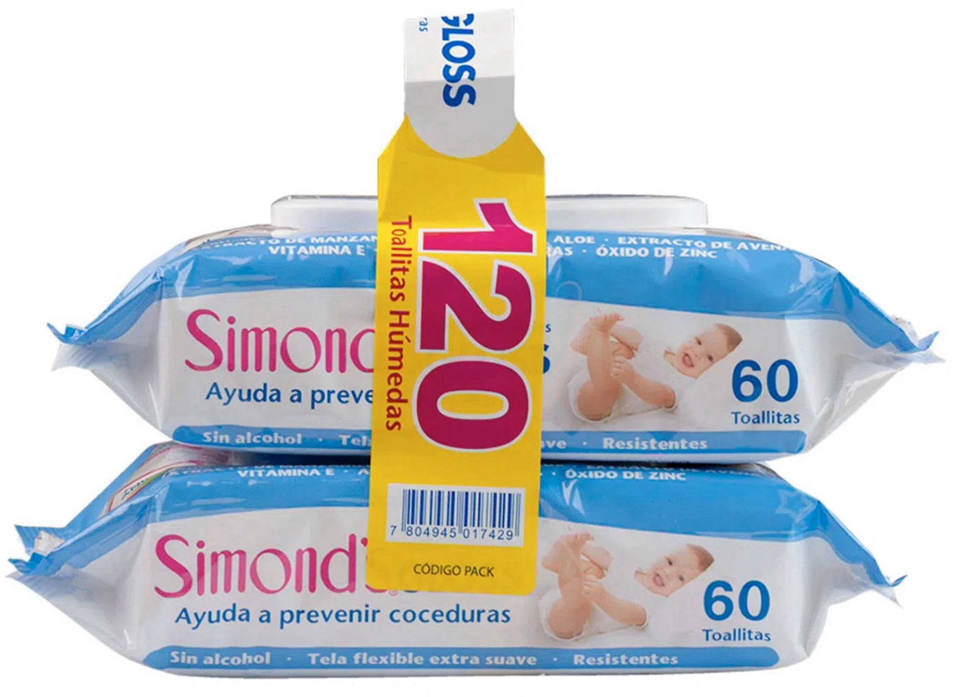 Foto Pack 2 Toallitas Humedas Gloss