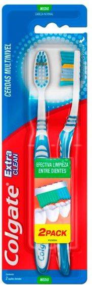 Foto Pack 2 Cepillo Dental Extra Clean Medio